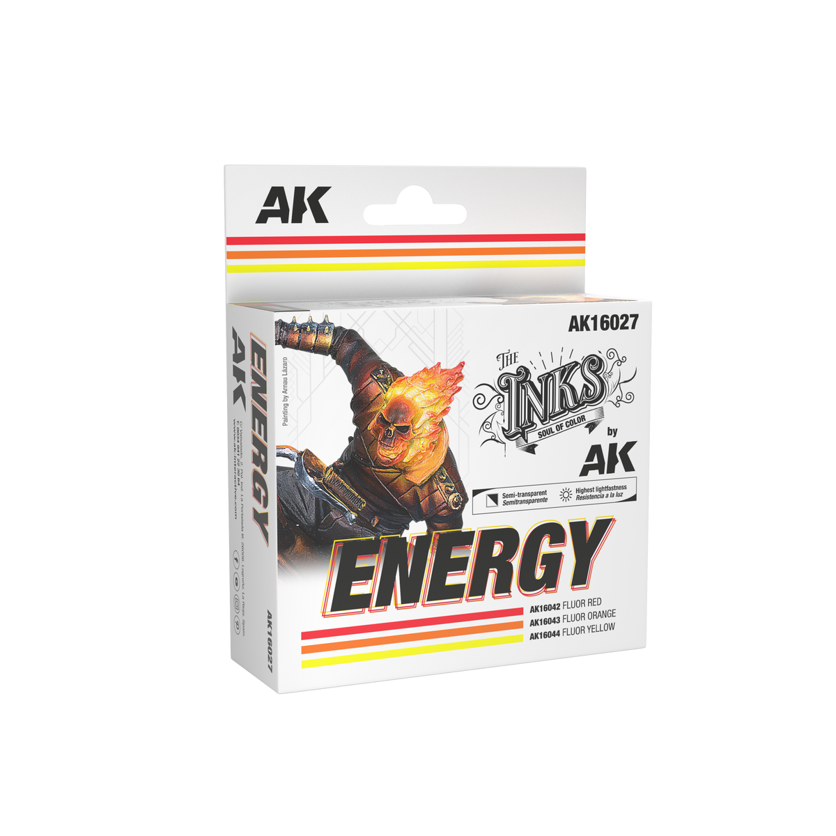 AK Interactive The INKS Sets Energy - Set of 3 Jars (Inks)