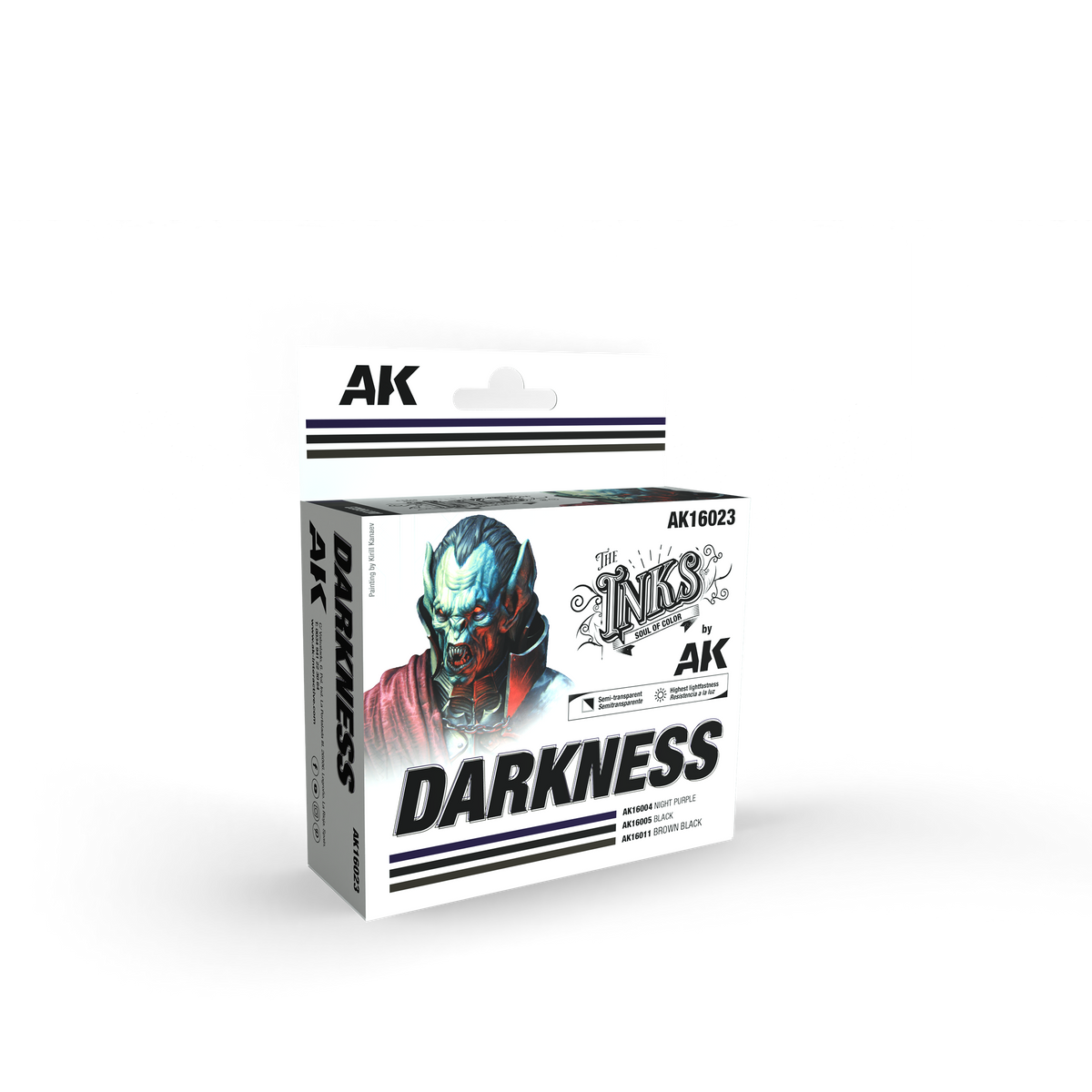 AK Interactive The INKS DARKNESS Set