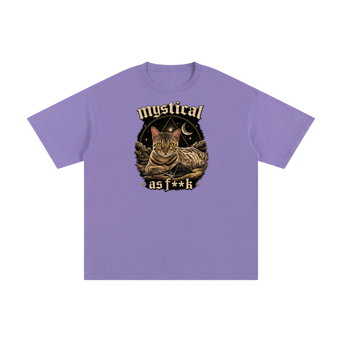 Mystical Cat Unisex Pure Cotton T-Shirt