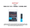 Tungsten Steel Triangle Carving Knife Part