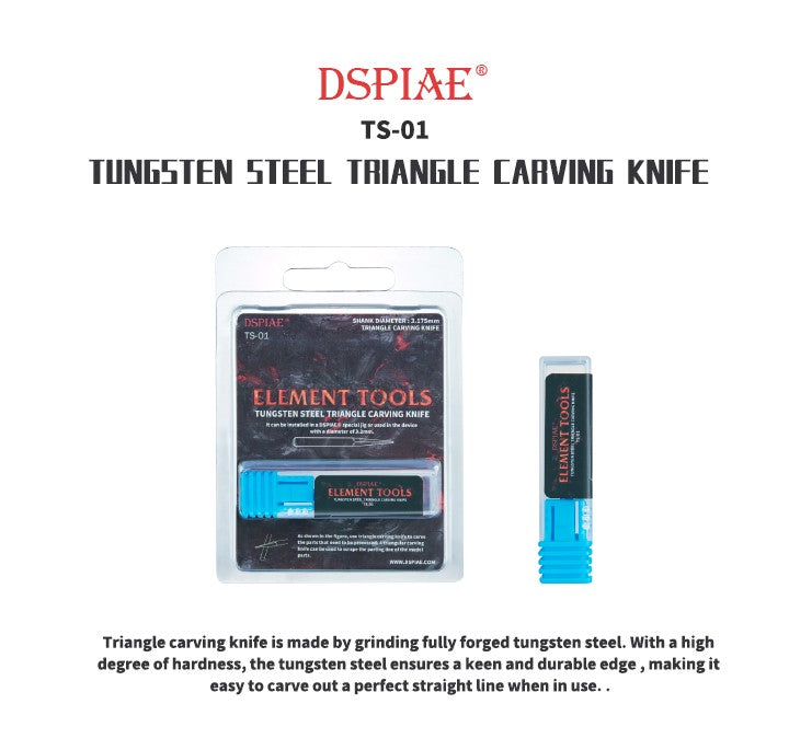 Tungsten Steel Triangle Carving Knife Part