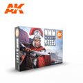 AK Interactive 3G Non Metallic Metal - Steel Set