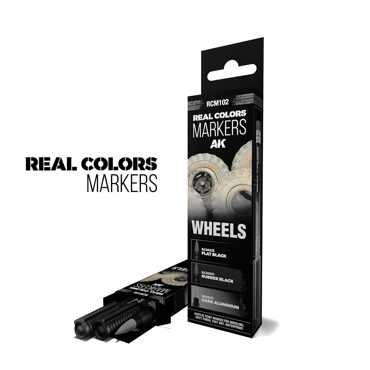 AK Interactive Real Colors Markers Wheels