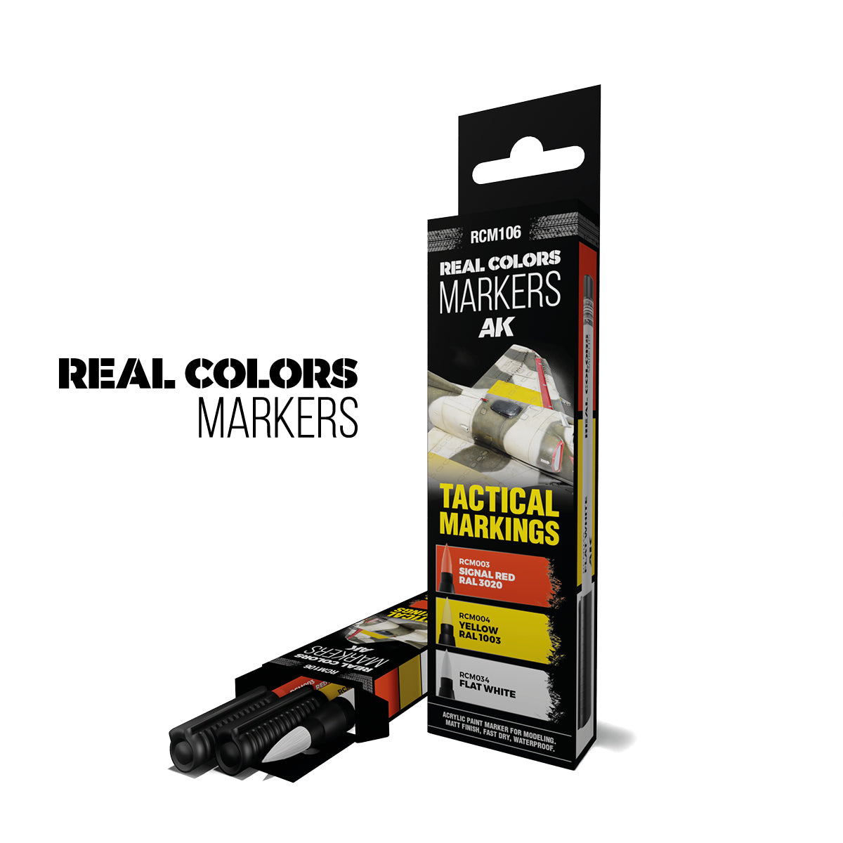 AK Interactive Real Colors Markers Tactical Markings