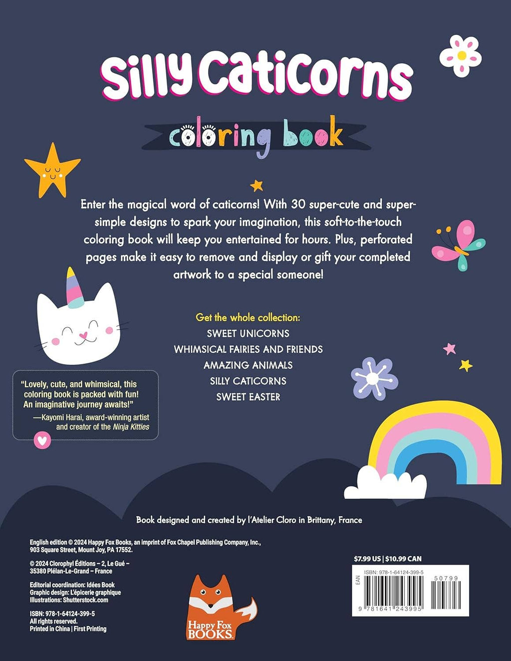 Silly Caticorns Coloring Book