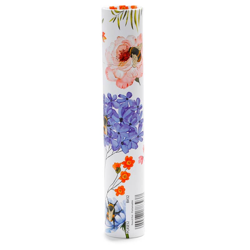 Nectar Meadows Large Pencil Pot with 12 Colouring Pencils