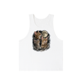 3 Cat Moon Unisex Loose Tank Top