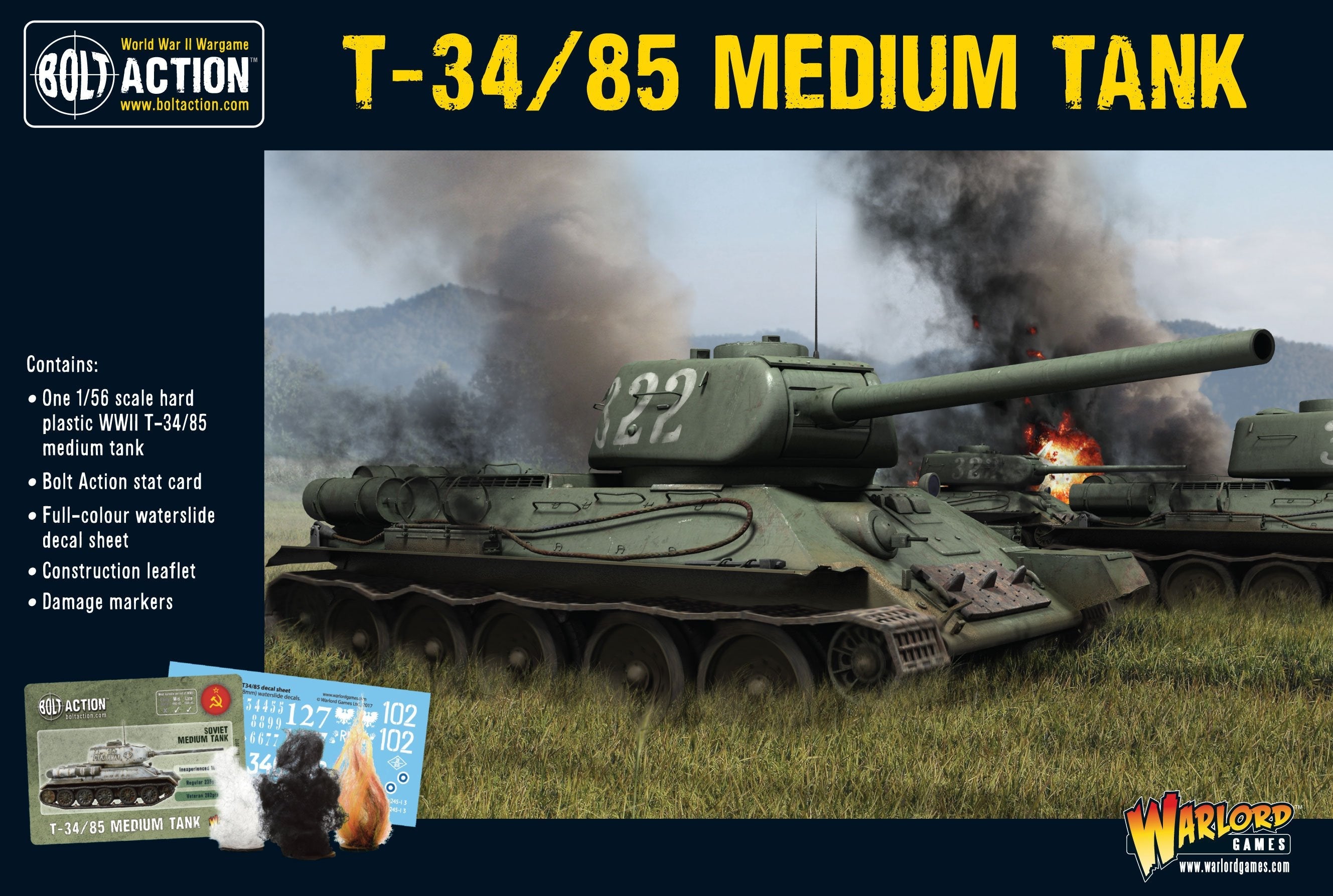 T-34 / 85 medium tank (plastic)