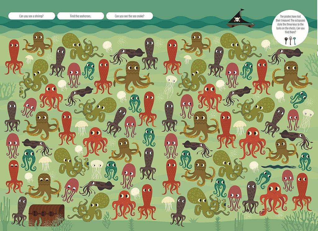 Find Me! Adventures in the Ocean-Hidden Picture Activit (SC)
