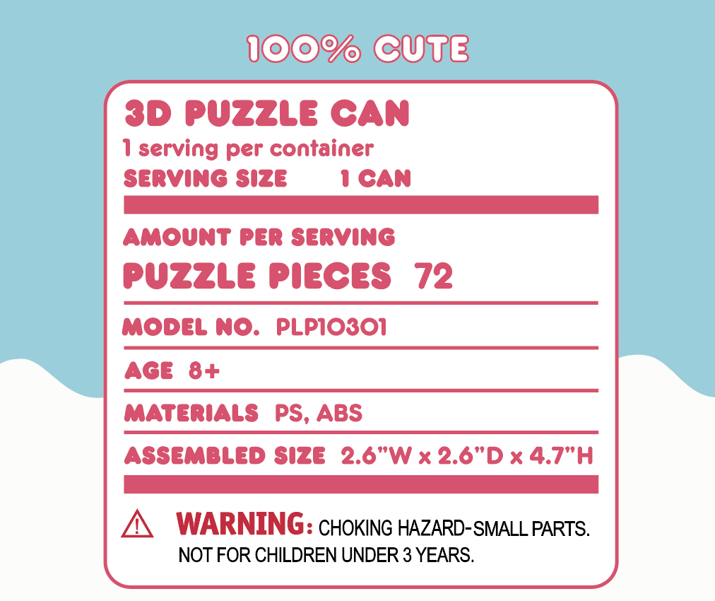 3D Jigsaw Puzzle Can: Hello Kitty®