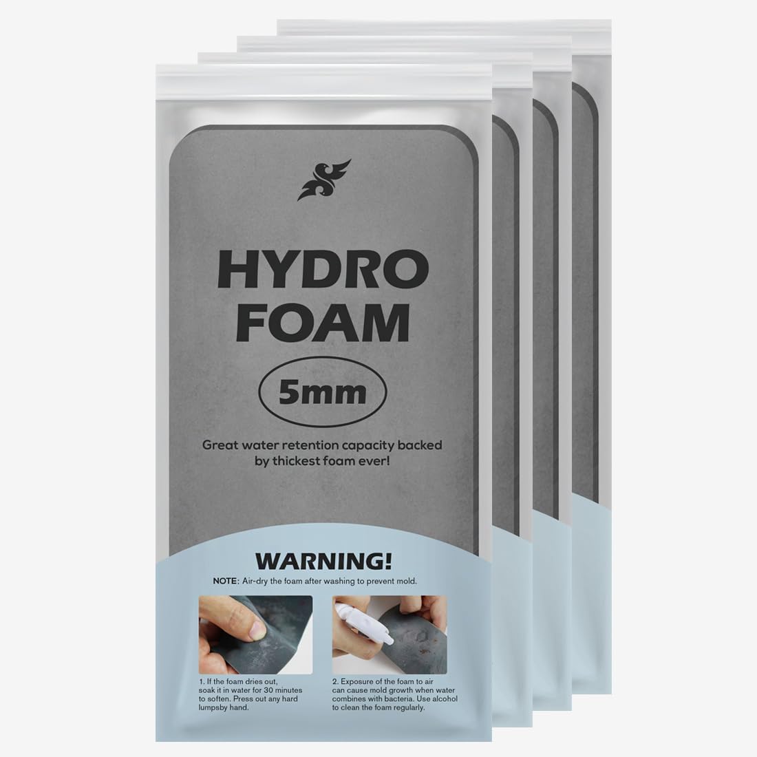 4Pcs 5mm Hydro Foams for Wet Palette