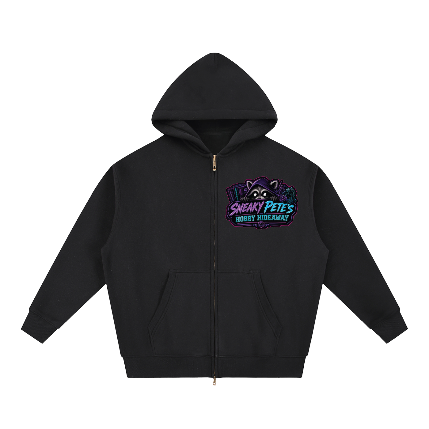 SPHHxMystical Cat Zip Hoodie