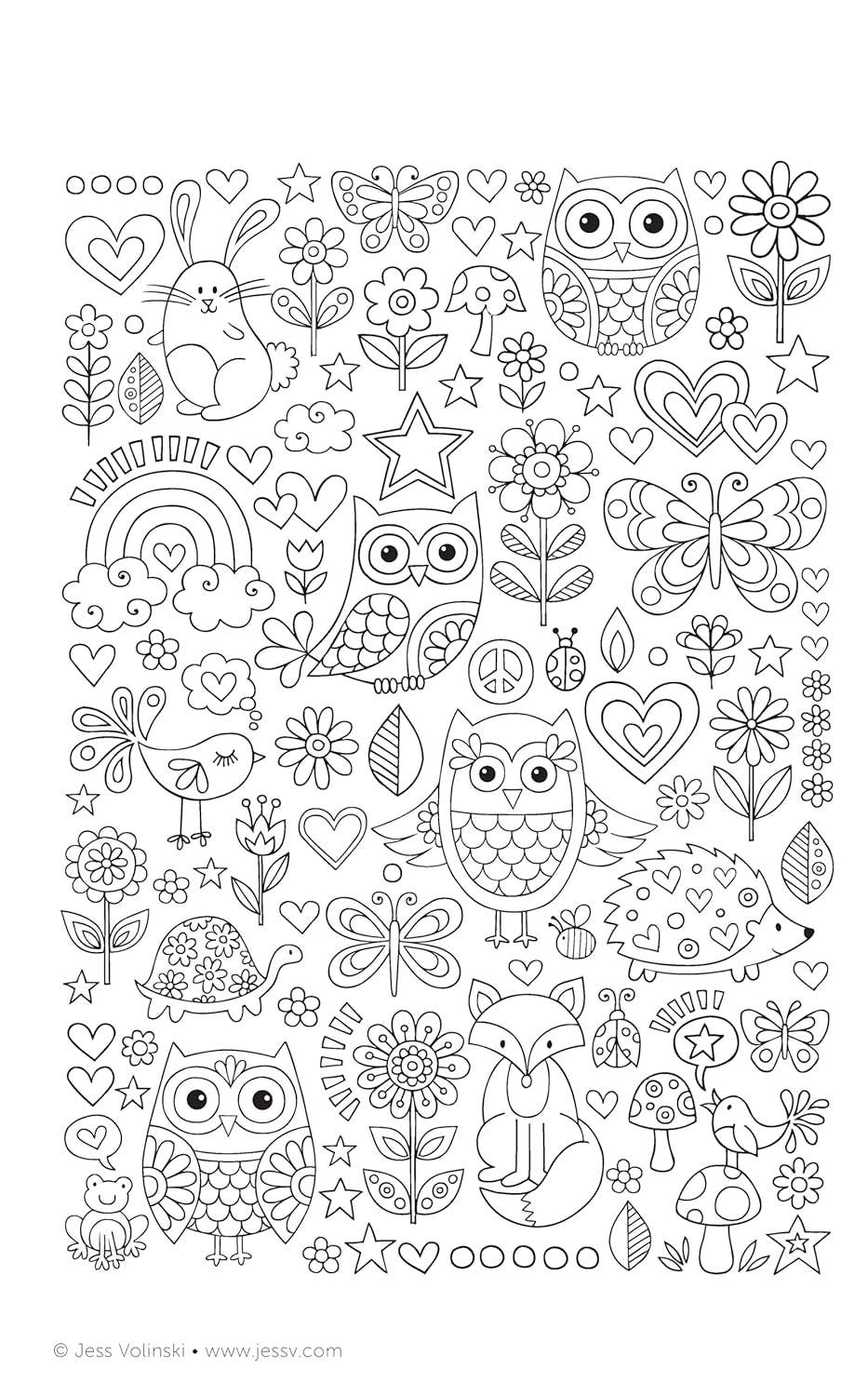 Color Animals Coloring Book - Take Along Adult Coloring
