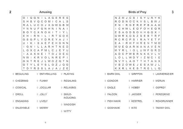 Linen Look Wordsearch