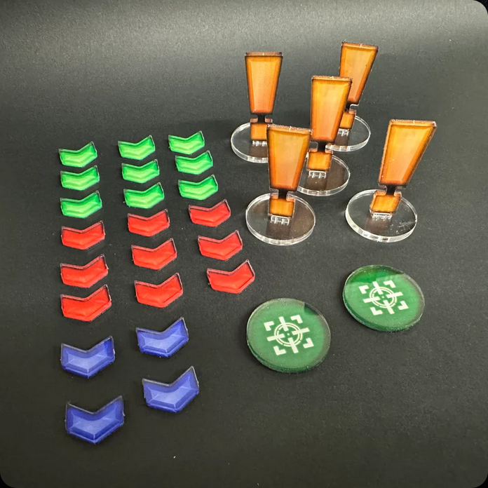 BLKOUT Acrylic Token Set