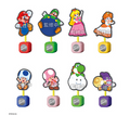 Bandai Shokugan Super Mario Bros. Wonder Panel Clip Stand "Super Mario Bros. Wonder"