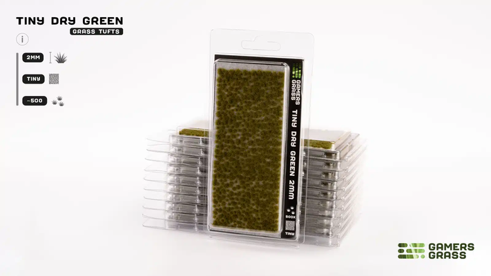 Tiny Dry Green (2mm)
