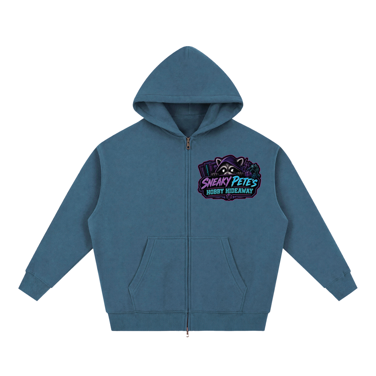 SPHH x Mystical Cat Oversized Fleece Zip Hoodie