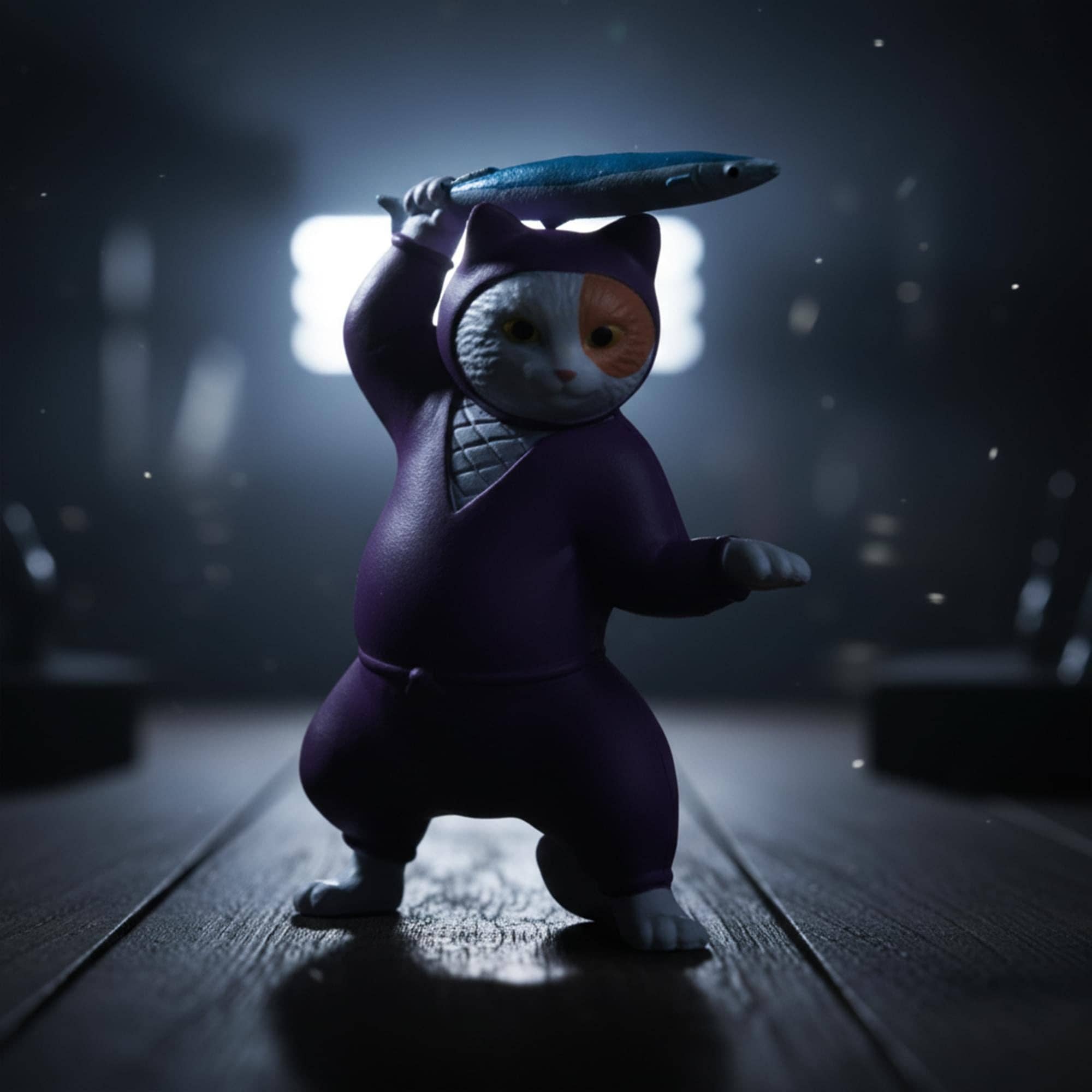Ninja Cats Blind Box Mini Figure | One Random