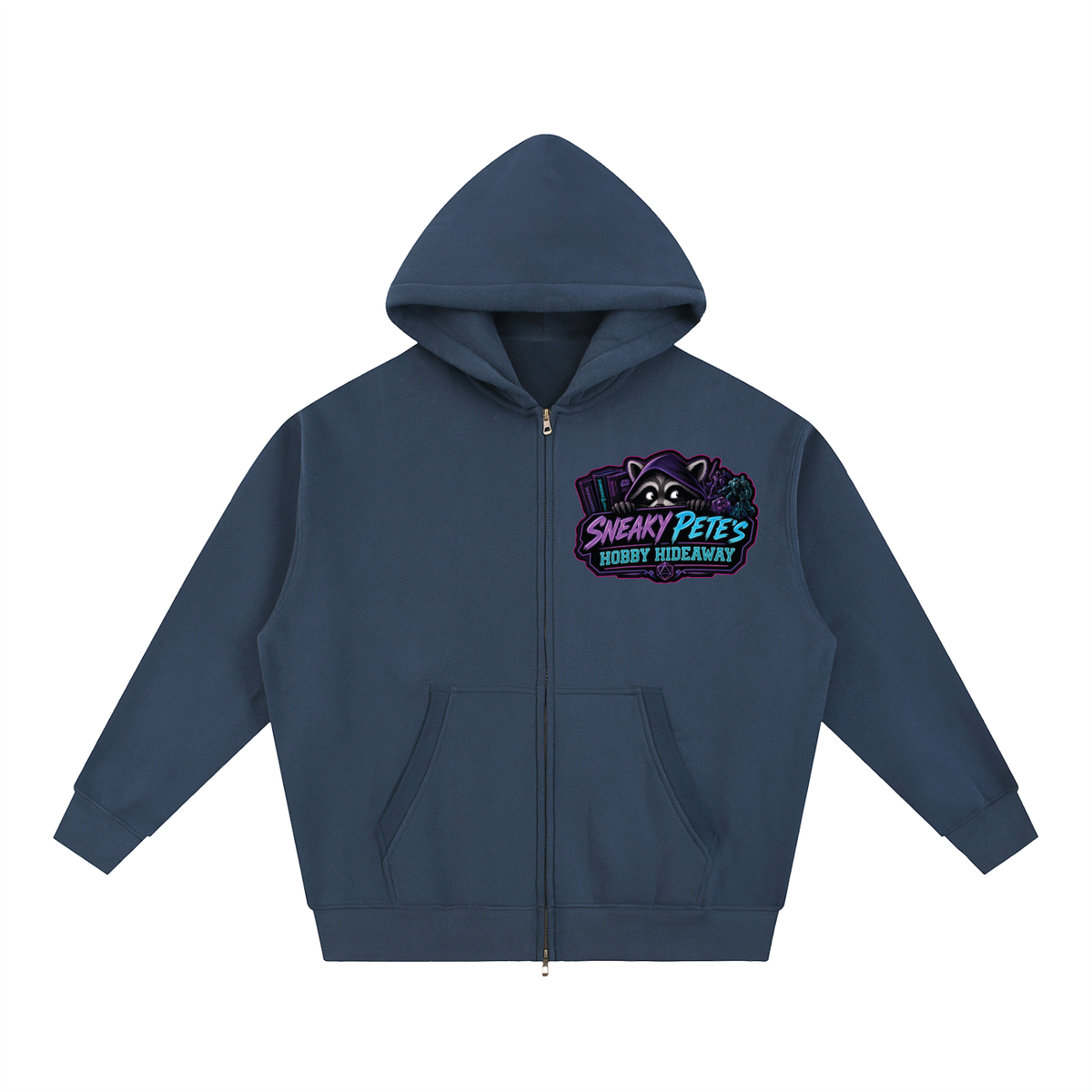 SPHH x Mystical Cat Oversized Fleece Zip Hoodie