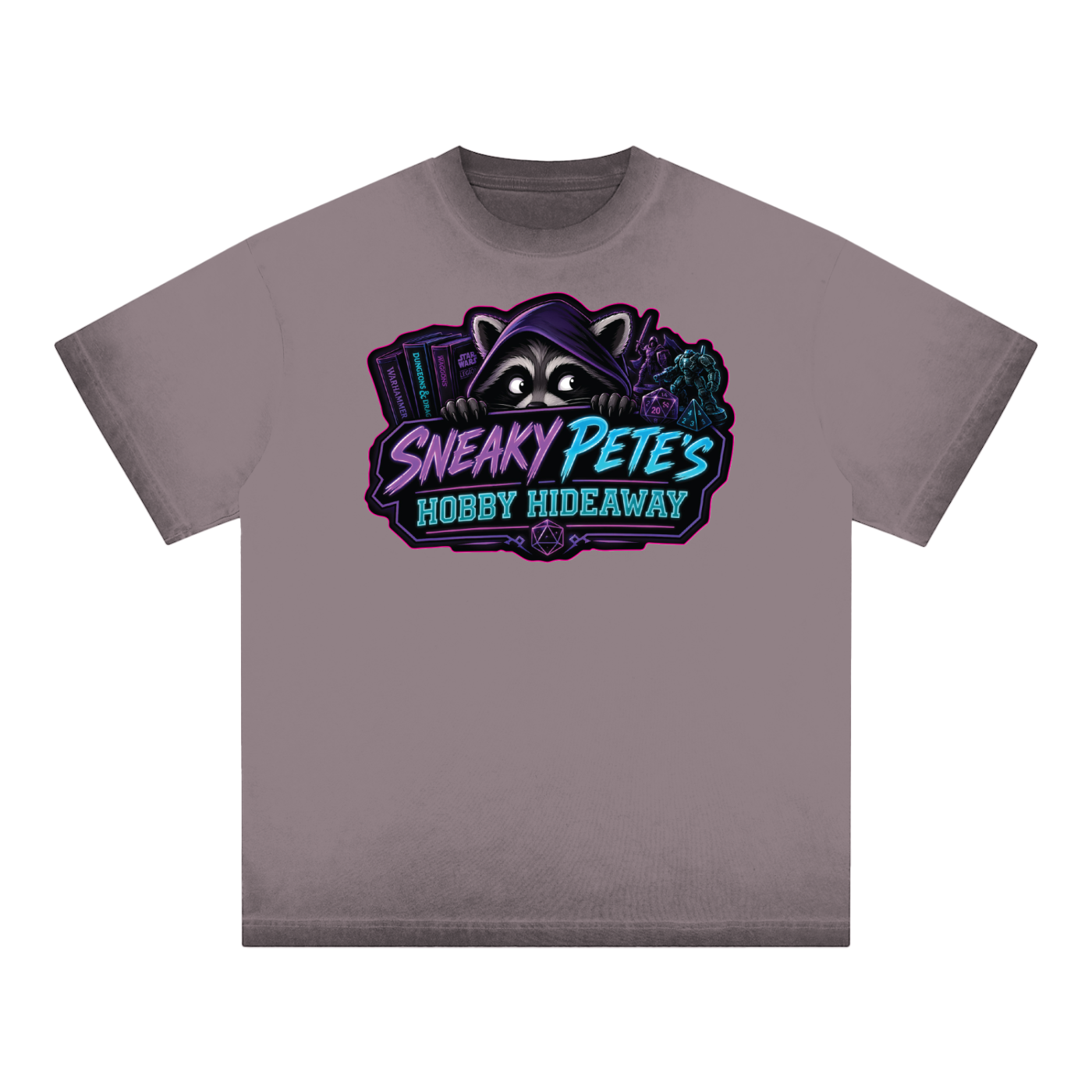 SPHH Logo Reverse Dyed Loose Cotton T-Shirt