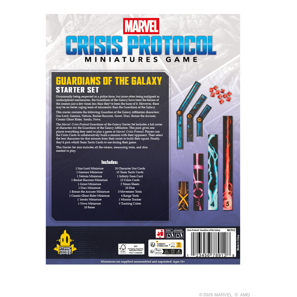 Marvel: Crisis Protocol - Guardians of the Galaxy Starter Set